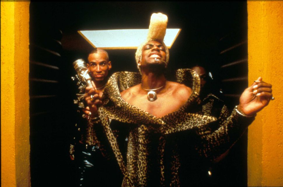 Chris Tucker as Ruby Rhod in 1997&rsquo;s &ldquo;Fifth Element.&rdquo;