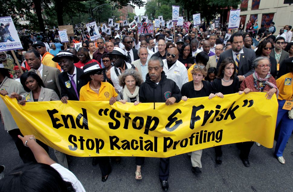 The stop-and-frisk police tactic targeted by protestors in New York City in 2012 was approved by the Supreme Court in its 196