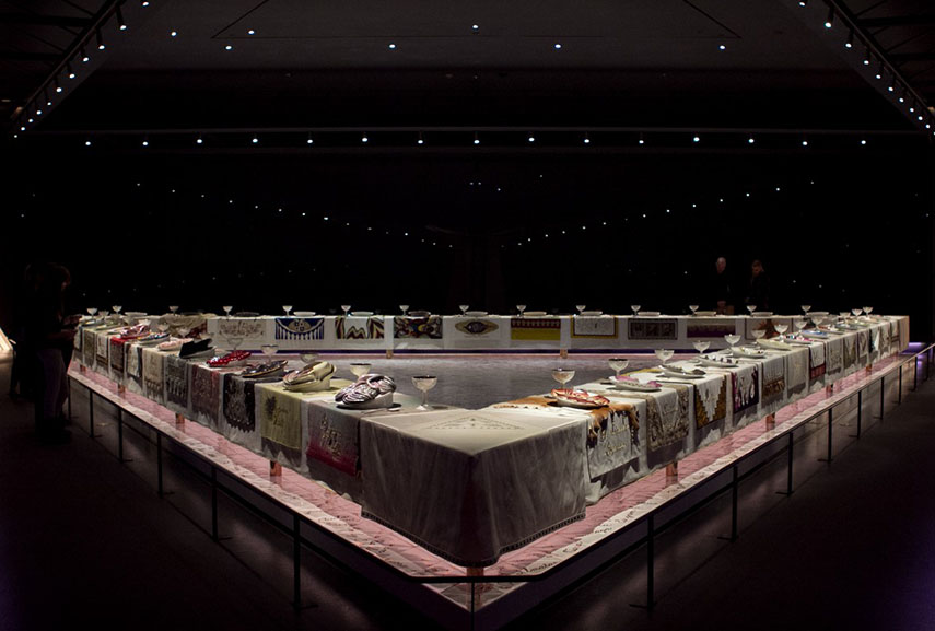 March 8th - Judy Chicago - The Dinner Party, 1979