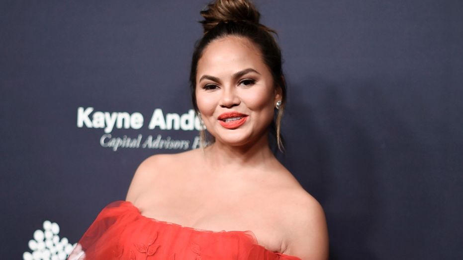 FILE - In this Nov. 11, 2017 file photo, Chrissy Teigen attends the 6th Annual Baby2Baby Gala honoring Gwyneth Paltrow in Culver City, Calif.  Teigen, famous for her unfiltered comments on social media, spoke to the Associated Press, Friday, March 30, 2018, to promote her creative consultant role with Pampers, and her singer husband John Legend's upcoming live performance in "Jesus Christ Superstar Live" on NBC. (Photo by Richard Shotwell/Invision/AP, File)