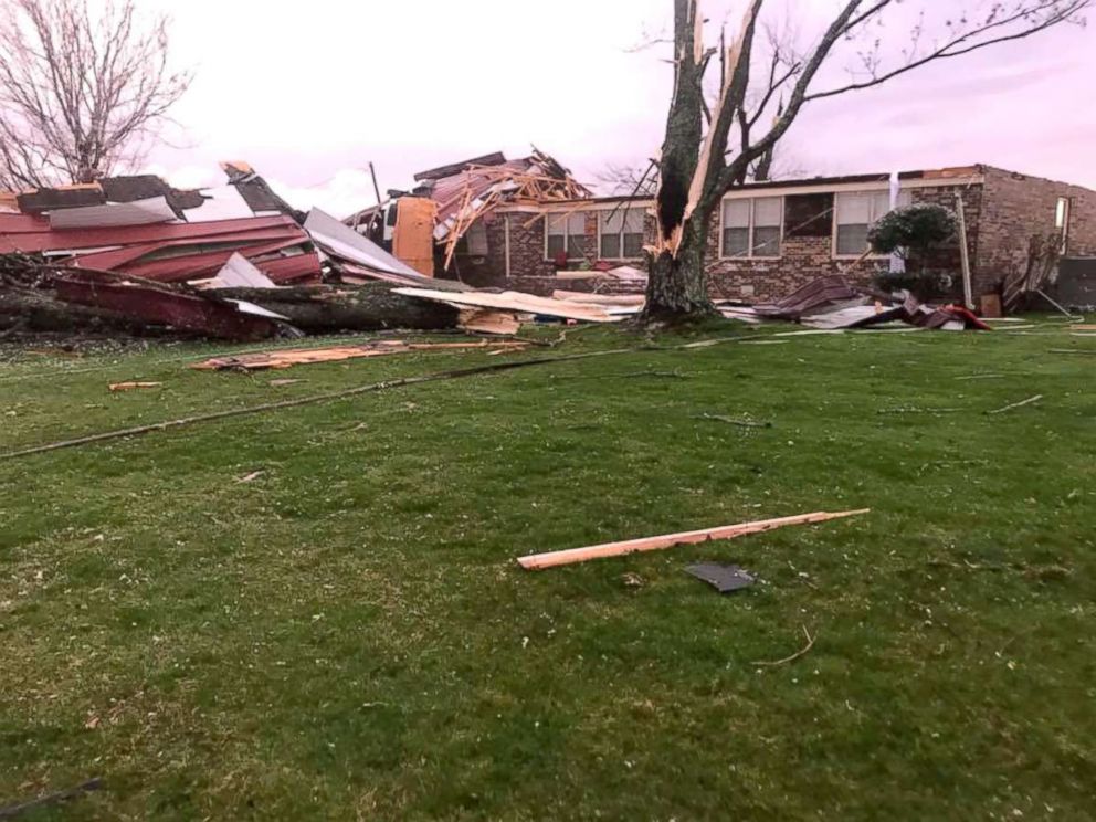 PHOTO: A photo posted to the Limestone County Sheriffs Facebook page shows weather severe damage in Ardmore, Ala., March 19. 2018. 