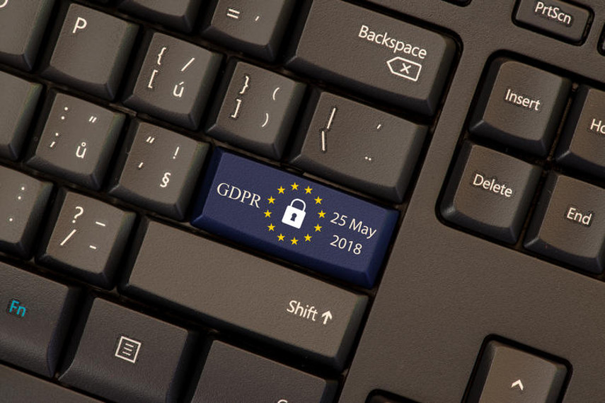 GDPR Keyboard, via zdnet.com