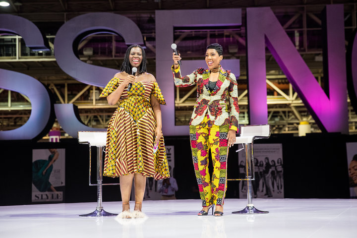 Ivy McGregor, director of philanthropy&nbsp;for BeyGood, announces a safe water initiative during the 2017 Essence Festival.
