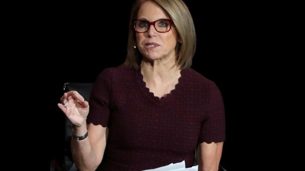 TV Host Katie Couric appears on stage at the Women in the World Summit in the Manhattan borough of New York, U.S. April 6, 2017.