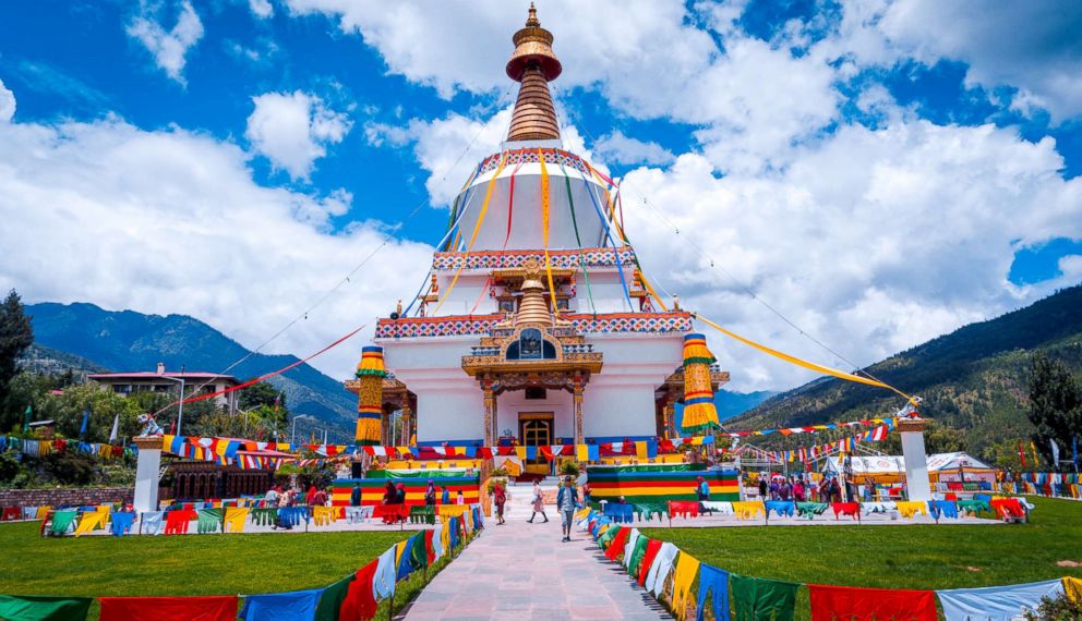 PHOTO: The National Memorial Chorten was built in 1974 for the third king, Jigme Dorji Wangchuck. For many residents of Thimpu, a visit to this Stupa is an everyday occurrence. 