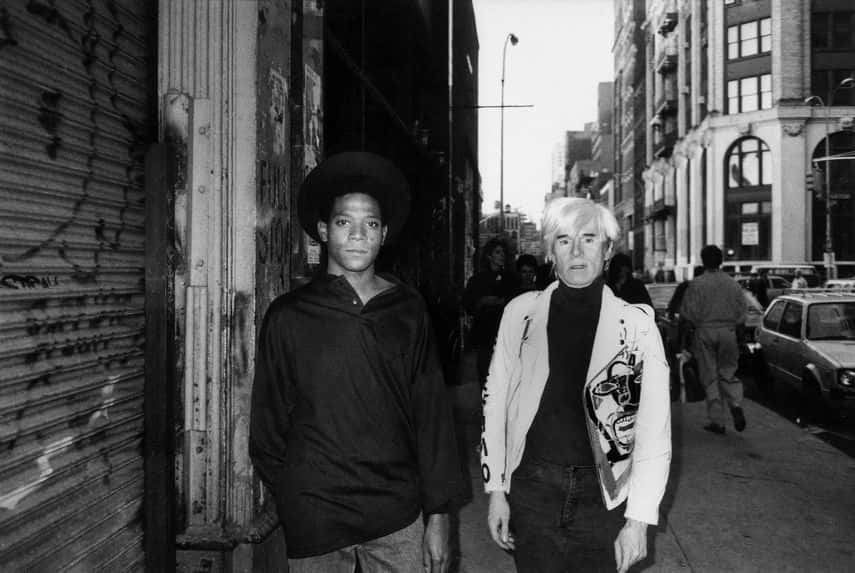 Ricky Powell - Basquiat and Warhol