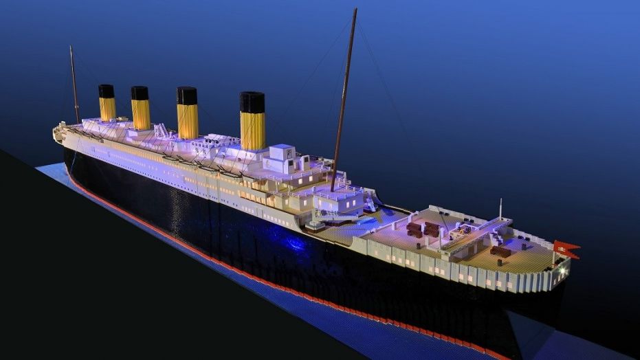 The Titanic replica took 11 months to complete. 
