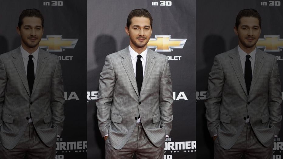 Shia LaBeouf attends the premiere of his film "Transformers" in Los Angles, June 2011.