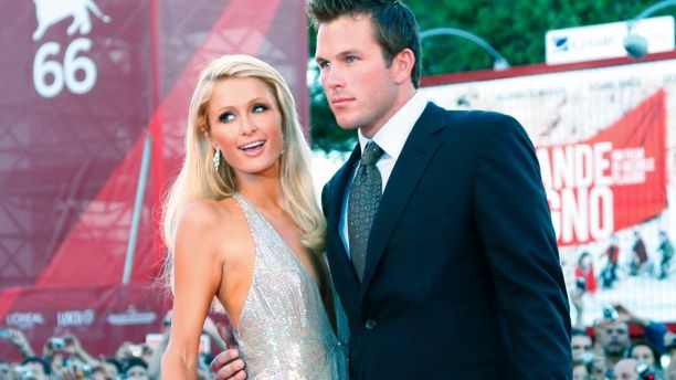 Paris Hilton and Doug Reinhardt arrive on the red carpet as they attend the 'Bad Lieutenant: Port Of Call New Orleans' premiere during the 66th Venice Film Festival September 4, 2009.GM1E59505YT01