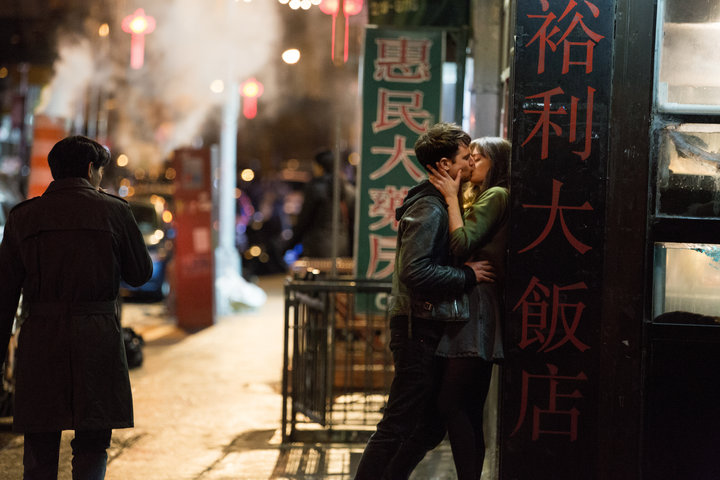 Tom Sturridge as Jake&nbsp;shares a brief encounter with Tess.