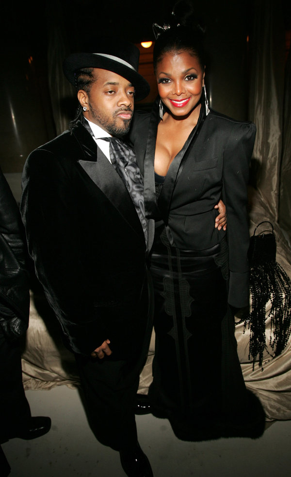 With Jermaine Dupri during Royal Birthday Ball for Sean "P. Diddy" Combs in New York City.