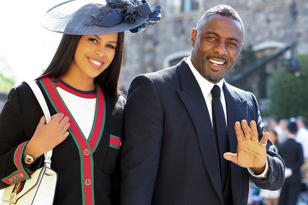 Sabrina Dhowre and Idris Elba.