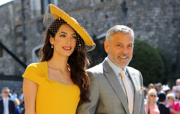 Amal and George Clooney.