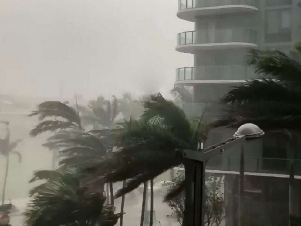 PHOTO: @michaelscig72 shared video on Instagram showing tropical storm Alberto, May 27, 2018 in Miami.