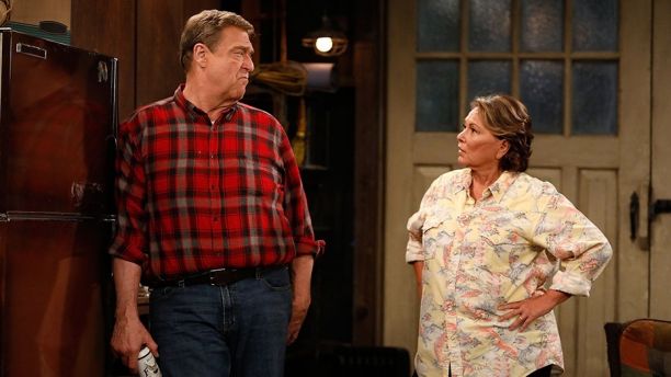 ROSEANNE - "Twenty Years to Life" - Roseanne and Dan adjust to living under the same roof with Darlene and her two children, Harris and Mark, when Darlene loses her job. Meanwhile, Becky announces she is going to be a surrogate to make extra money; and Roseanne and Jackie are at odds with one another, on the season premiere and first episode of the revival of "Roseanne," TUESDAY, MARCH 27 (8:00-8:30 p.m. EDT), on The ABC Television Network. (ABC/Adam Rose)JOHN GOODMAN, ROSEANNE BARR