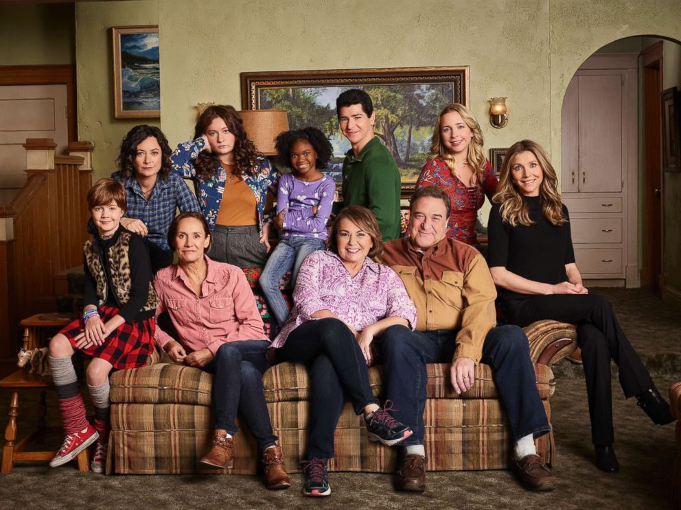 PHOTO: The cast of the sitcom Roseanne are pictured in this undated photo.