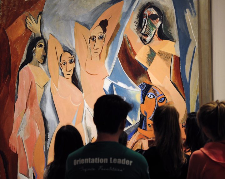 Picasso's 1907 &ldquo;Demoiselles d&rsquo;Avignon&rdquo; at the Museum of Modern Art in New York.&nbsp;