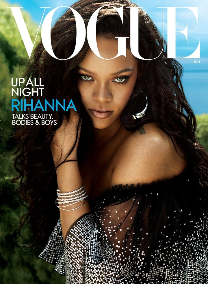 Rihanna covers the June issue of Vogue.