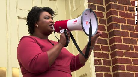 Stacey Abrams has a message and has made her voice heard.