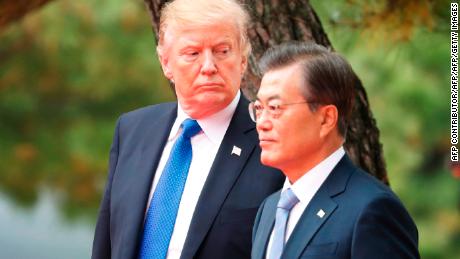 Moon heads to US amid fears for Trump-Kim summit