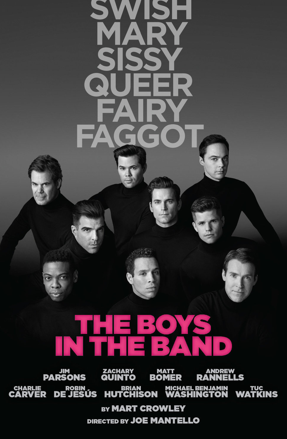 A poster for "The Boys in the Band."