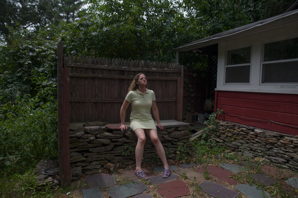 "Lorelei, in the backyard," 2016