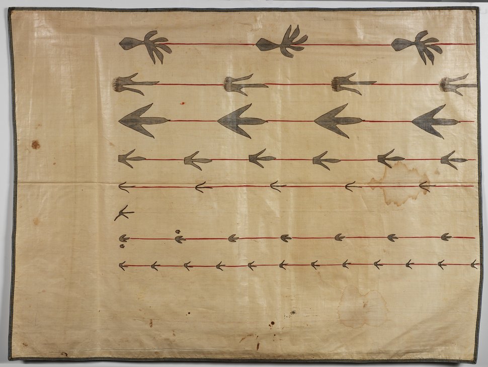 Orra White Hitchcock's "Seven Lines of Fossil Footprints" (1828&ndash;1840).