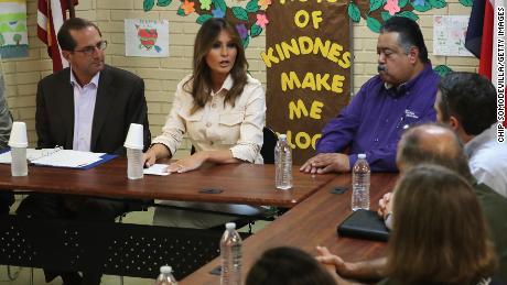 Melania Trump makes surprise visit to border facility
