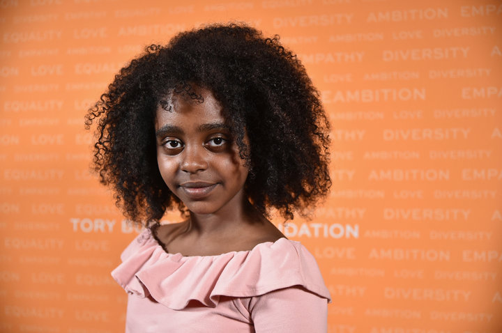 Naomi Wadler&nbsp;attends The Tory Burch Foundation 2018 Embrace Ambition Summit on April 24.