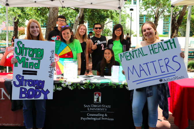 Active Minds event at San Diego State University.