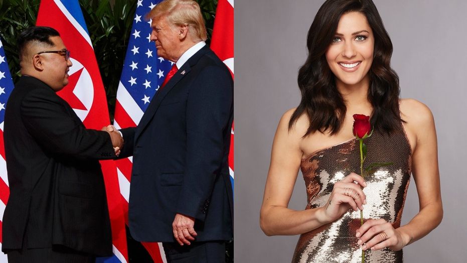 ABC interrupted "The Bachelorette" to show viewers President Trump's historic handshake with North Korean leader Kim Jong Un.