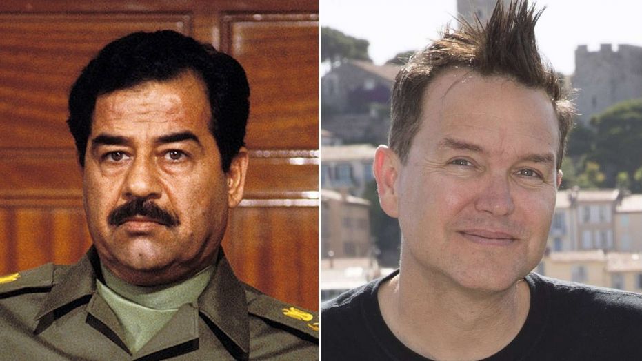 Blink-182 bassist and singer Mark Hoppus [right] said he spoke with a Navy Admiral and gave his thoughts on how to capture former Iraqi President Saddam Hussein.