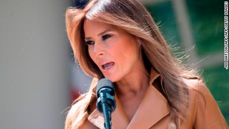 Melania Trump &#39;hates to see&#39; children separated from their families at borders