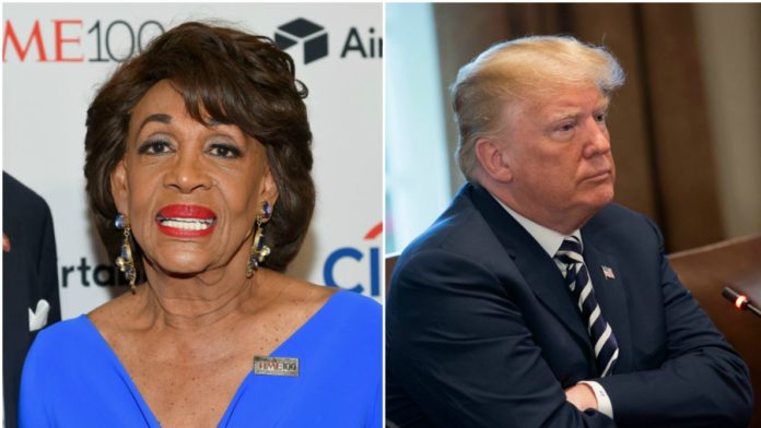 Maxine Waters Donald Trump