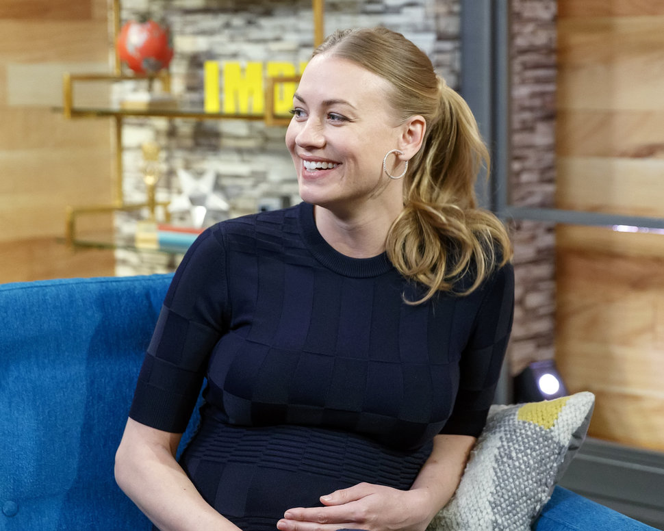 "The Handmaid's Tale" Actress Yvonne Strahovski visits "The IMDb Show" on June 12, 2018, in Studio City, California.