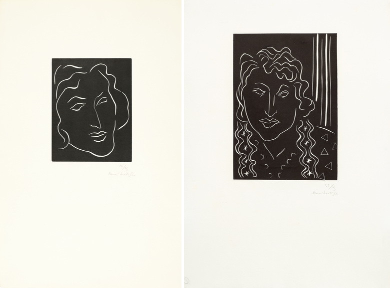 Left Henri Matisse - Florentine Right Henri Matisse - La belle Tahitienne