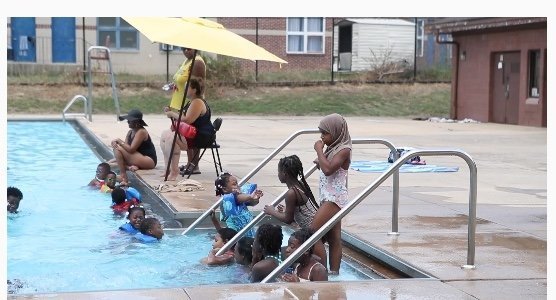 Children swim at the Foster Brown public pool in Wilmington, July 12.&nbsp;Mayor Mike Purzycki&nbsp;said in a statement that 