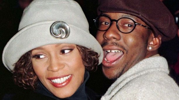 Whitney Houston and Bobby Brown in 1997.