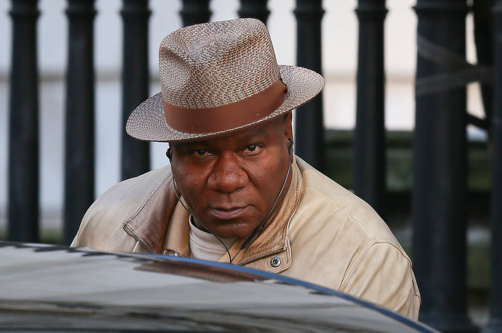 Ving Rhames filming scenes for "Mission Impossible 6" in London.