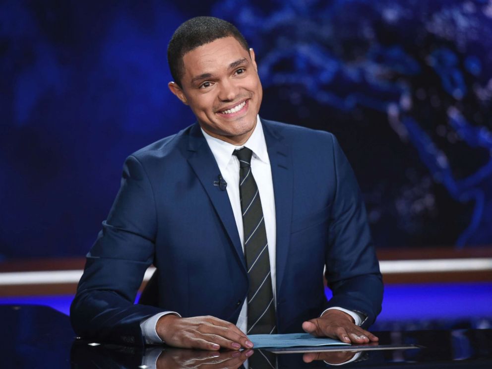 PHOTO: In this Sept. 29, 2015, file photo, Trevor Noah appears during a taping of The Daily Show, on Comedy Central, in New York City.