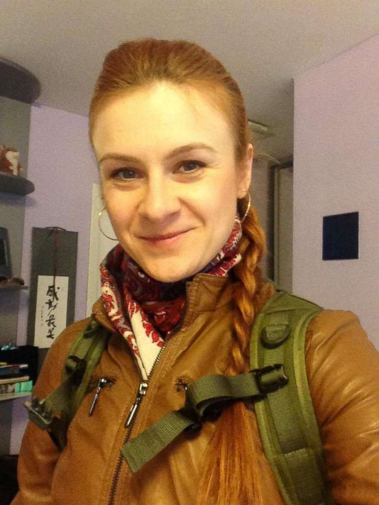 PHOTO: Maria Butina appears in an undated photo from her Twitter account obtained July 19, 2018
