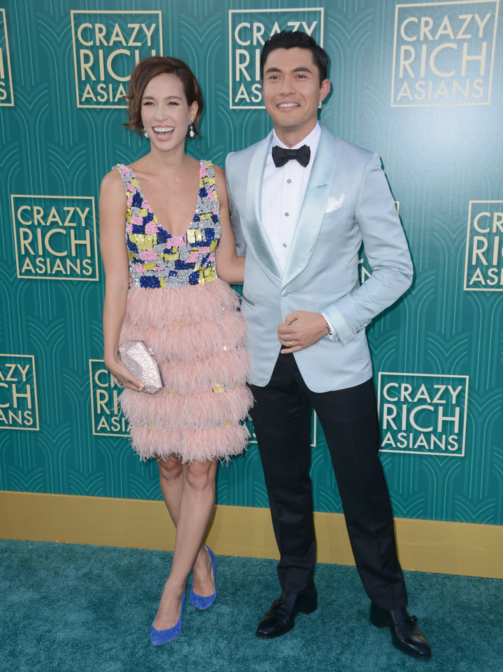 Actor Henry Golding and wife Liv Lo