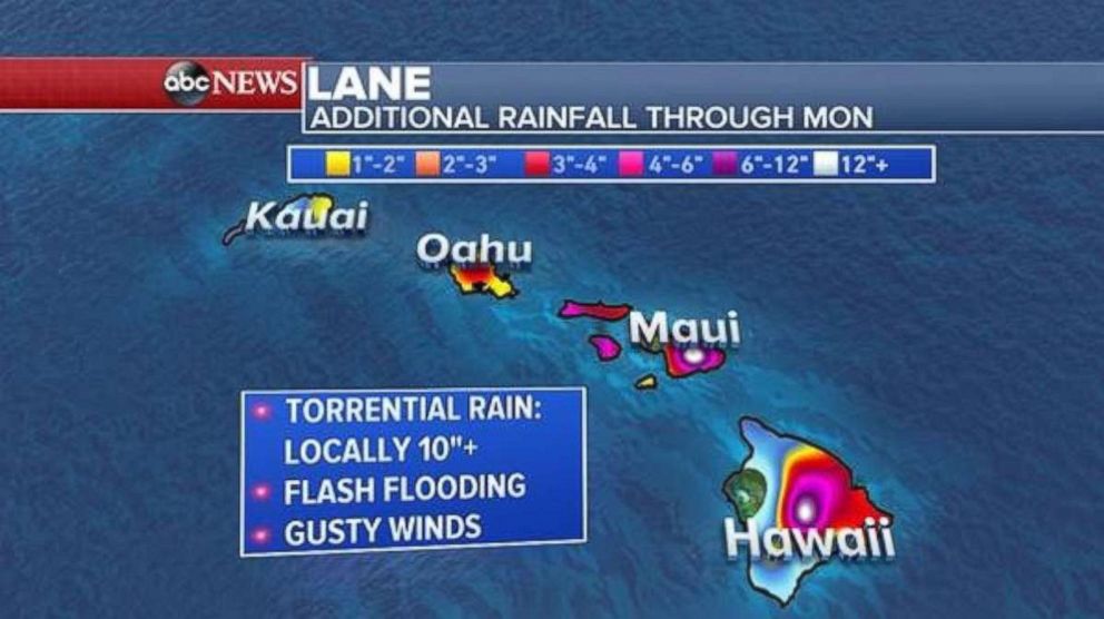 More rainfall is on the way for Hawaii, Maui and Oahu.
