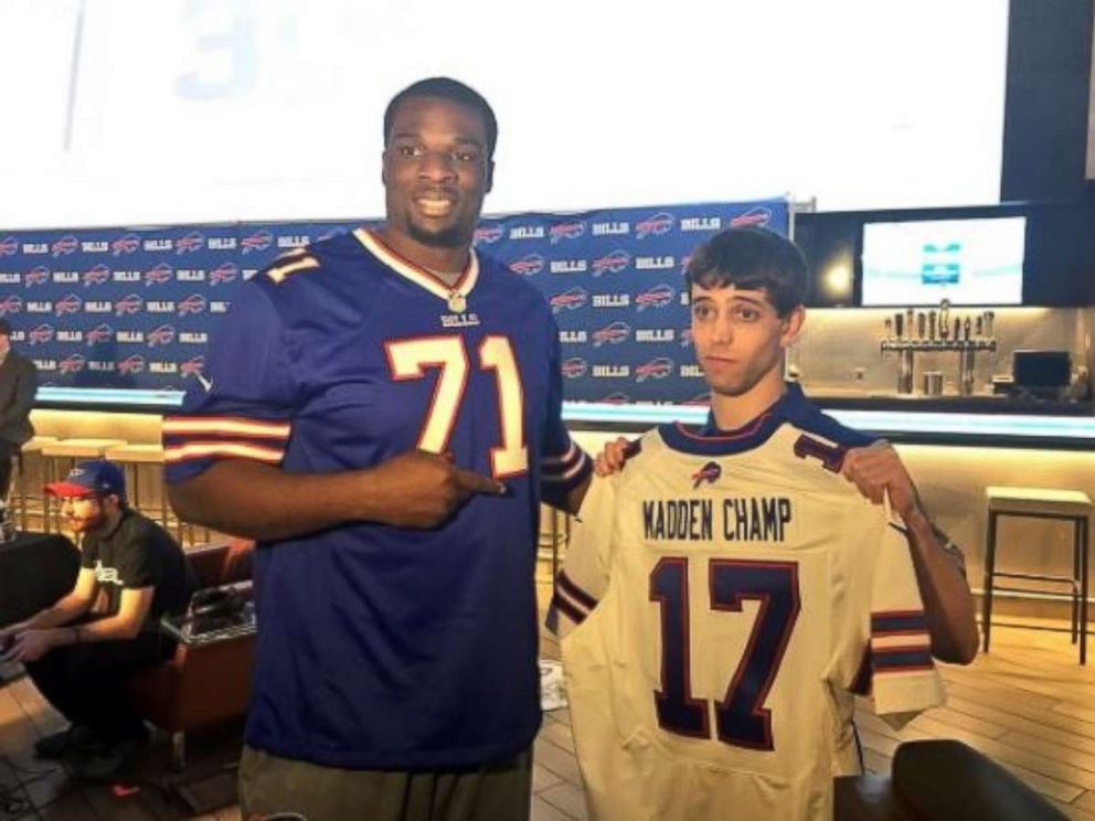 David Katz, right, has been identified by Jacksonville police as the suspected shooter at a Madden NFL esports tournament on Sunday, Aug. 26, 2018. Two people were killed and Katz committed suicide, police said.