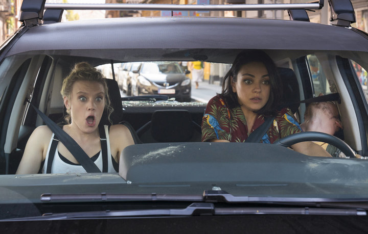 Kate McKinnon and Mila Kunis in "The Spy Who Dumped Me."