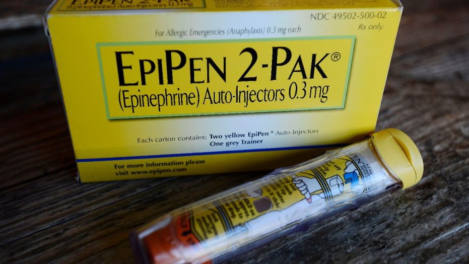 EpiPens contain epinephrine, a drug used to treat anaphylactic shock