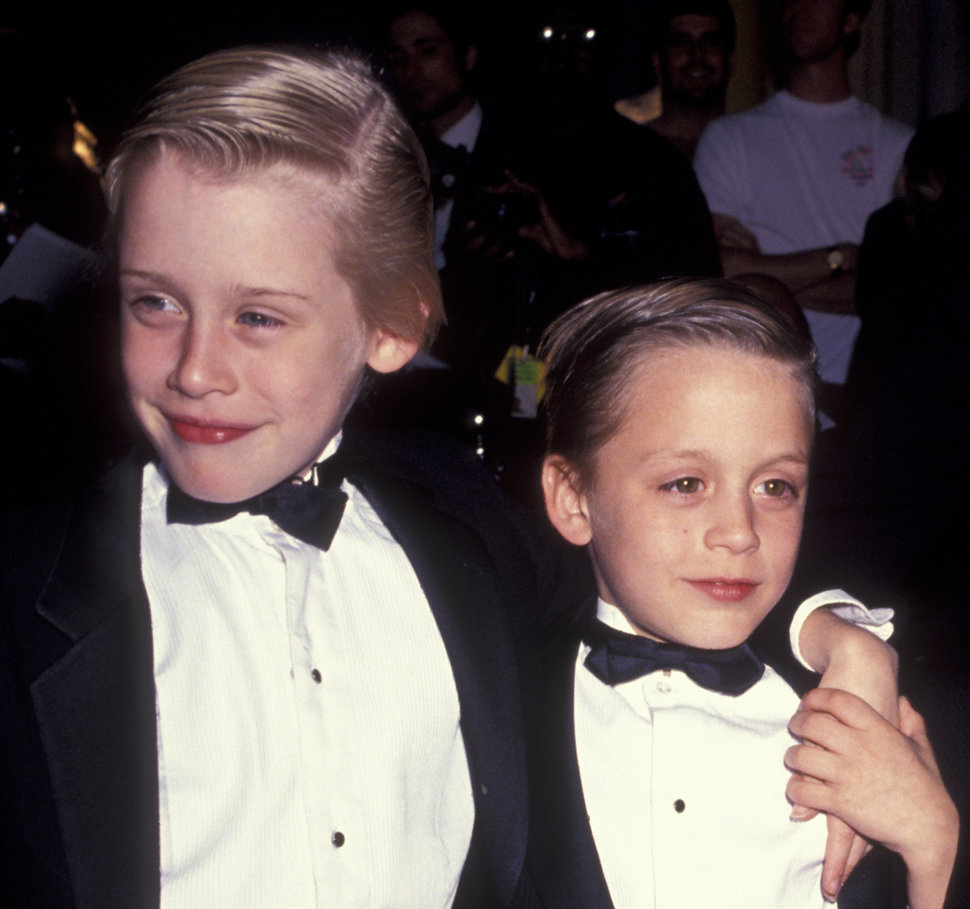 Macaulay and Kieran Culkin at the fifth annual American Comedy Awards back in 1991, just months after the release of the bloc