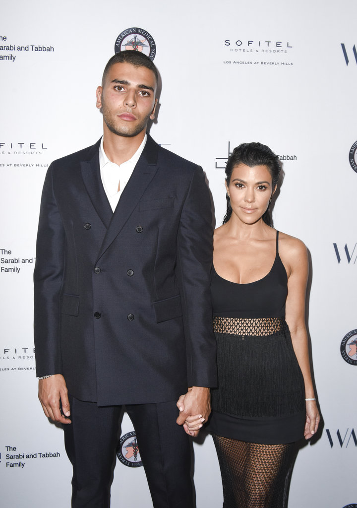 Younes Bendjima and Kourtney Kardashian attend SAMS Benefit for Syrian Refugees.