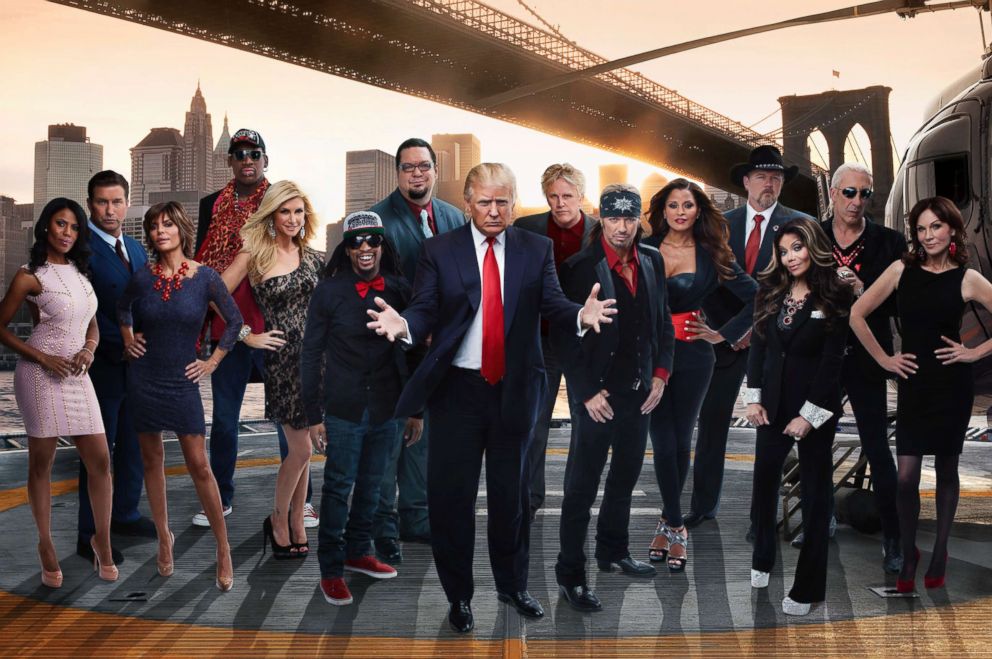 PHOTO: All-Star Celebrity Apprentice Season 13 conetstants are pictured with Donald Trump (center).