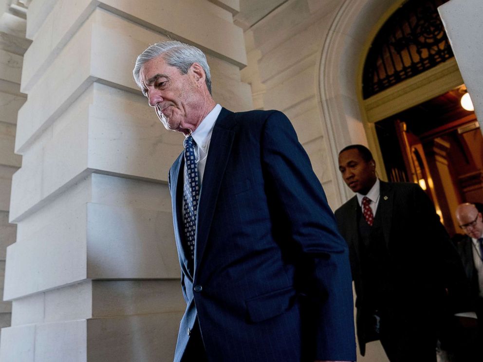 PHOTO: Former FBI Director Robert Mueller, the special counsel probing Russian interference in the 2016 election, departs Capitol Hill following a closed door meeting in Washington, June 21, 2017.
